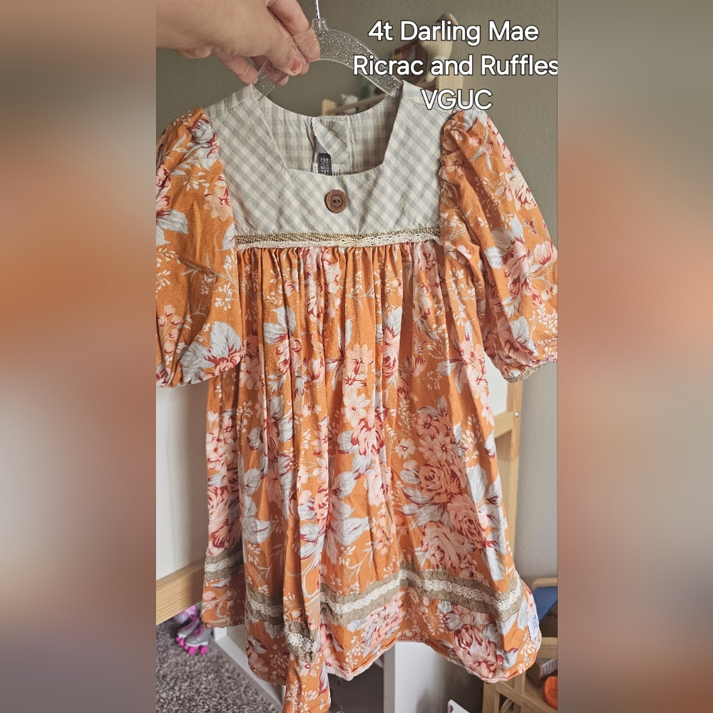 Dress toddler girl flowers